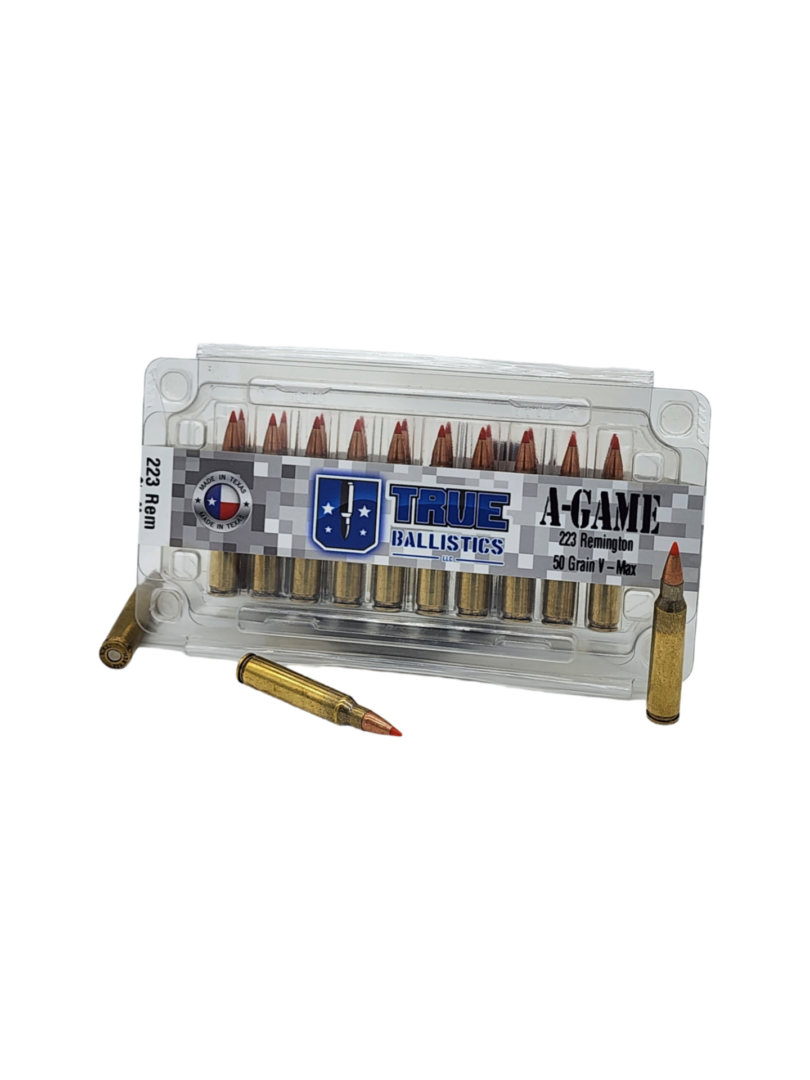 223 Remington True Ballistics 50 Grain Polymer Tip VMAX (20 count