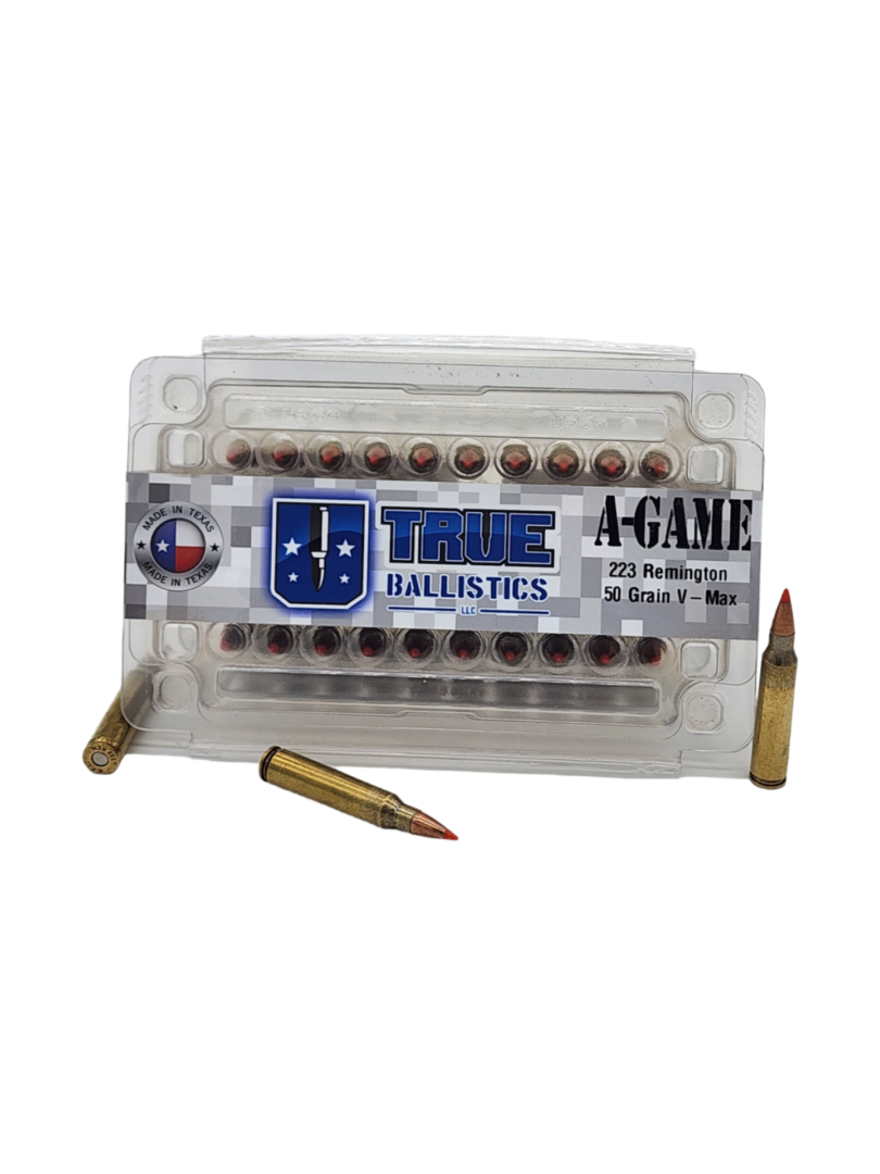223 Remington True Ballistics 50 Grain Polymer Tip V-MAX (50 count ...