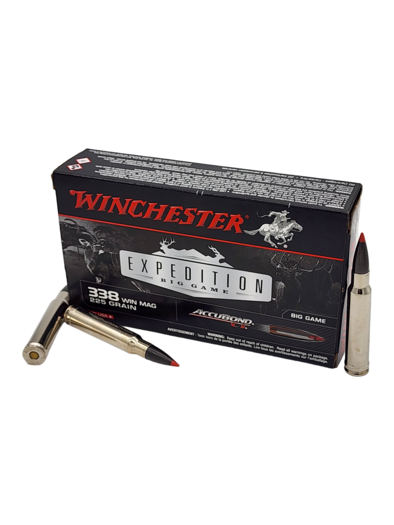 338 Winchester Magnum Winchester Expedition Big Game 225 Grain Accubond ...