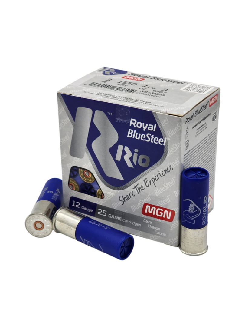 12 Gauge Rio Royal BlueSteel Magnum 3 inch 1550 FPS 1 1/8oz 3 steel